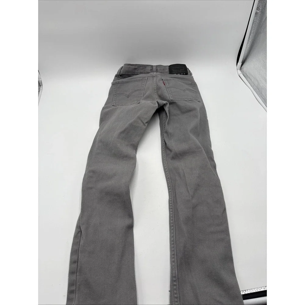 Levi's Strauss 510 Skinny Jeans Black Label Gray 26W 26L 98%‎ Cotton 2% Elastane